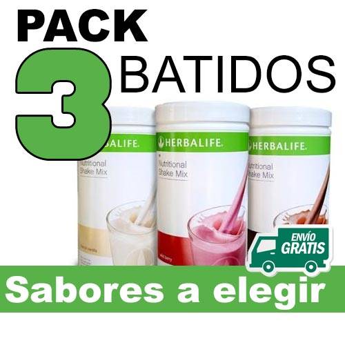 Pack 3 Batidos Fórmula 1